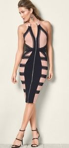 Venus Lace and Zipper Detail Dress